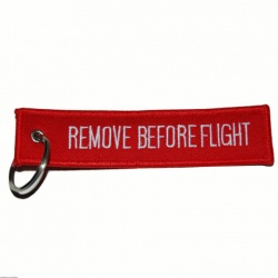 Porte clé "Remove before flight"