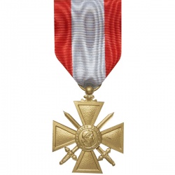 Médaille ordonnance Croix de Guerre TOE
