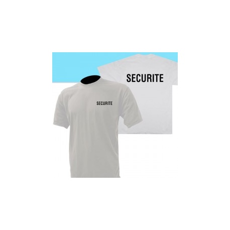 T-shirt sécurité Blanc