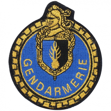 Ecusson Gendarmerie motard Mobile tissu