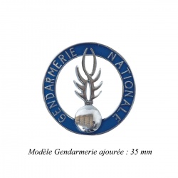 Médaille porte-carte Gendarmerie ajourée