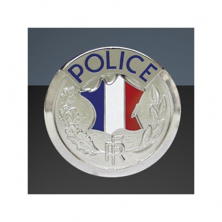 Médaille porte-carte Police RF