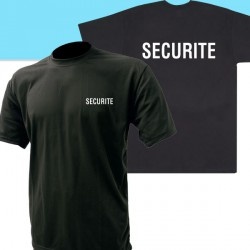 T-shirt sécurité Noir