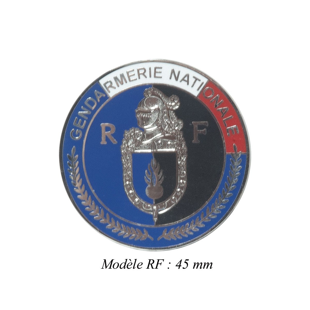 Médaille porte-carte Police RF