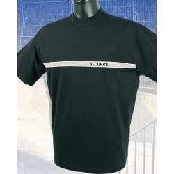 T-Shirt Sécurité bande grise