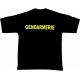 Tee-shirt Gendarmerie Mobile noir 