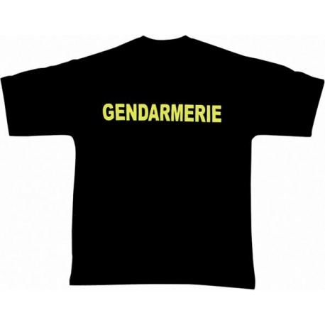 Tee-shirt Gendarmerie Mobile noir 