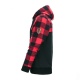 Veste Lumbershell- Noir/Rouge