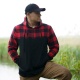 Veste Lumbershell- Noir/Rouge