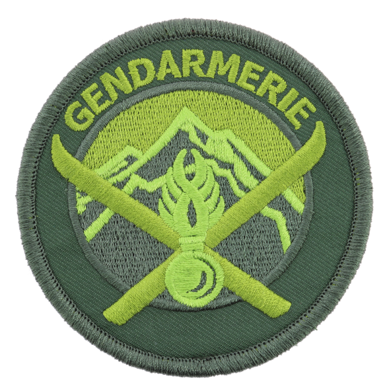 GRAND EST Ecusson brodé Gendarmerie haute visibilité