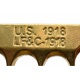 Poing américain en Laiton avec trou Max Knives - US 1918 -
