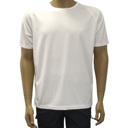 T-shirt félin manche courte blanc respirant