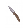 Couteau pliant en bois avec lame en acier