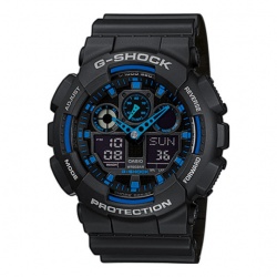 Montre G-Shock GA-100 noir/bleu