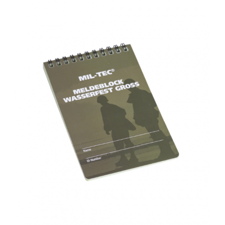 CARNET ÉTANCHE WATERPROOF GRAND MODELE