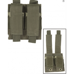 Porte chargeur double pour pistolet olive