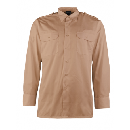 CHEMISE MANCHES LONGUES KHAKI