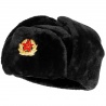 Chapka noir russe