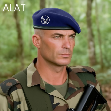 Beret commando bleu roi - ALAT