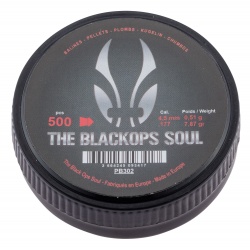 Plombs The Black Ops Soul à tête plate cal. 4,5 mm