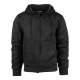 Veste à capuche noire