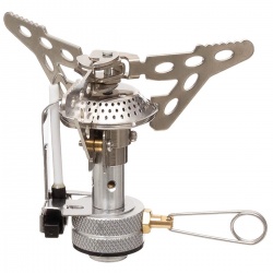 Réchaud à gaz, pliable, petit, avec allumage piézo