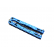 Couteau papillon anodisé bleu - MAXKNIVES