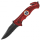 Couteau rescue rouge