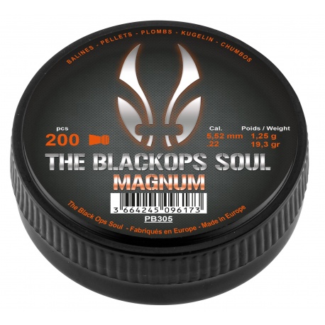Plombs The Black Ops Soul MAGNUM Cal. 5,5 mm