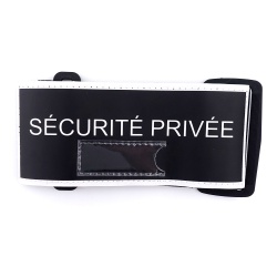 Brassard Sécurité Privée rétroréfléchissant avec emplacement RIO
