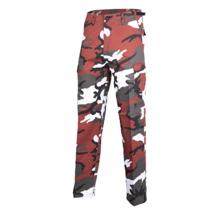 Pantalon BDU Urban rouge "Rangers"