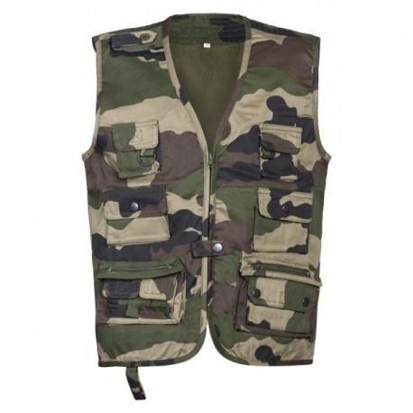 Gilet reporter enfant camo