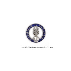 Médaille porte-carte Gendarmerie ajourée
