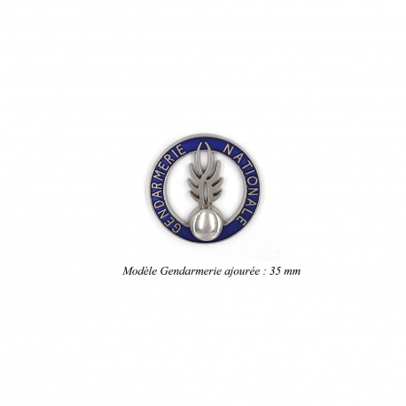 Médaille porte-carte Gendarmerie ajourée