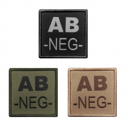 Ecusson groupe sanguin Tissu