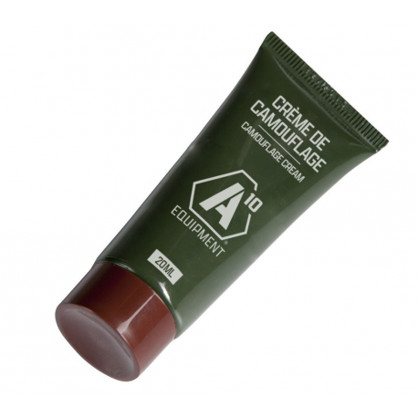 Tube crème de camouflage marron