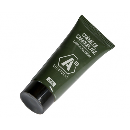 Tube crème de camouflage noir