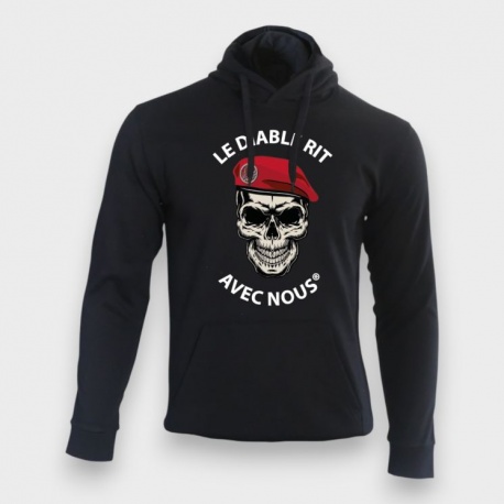 Sweat Le diable rit avec nous Metro Marine XXL