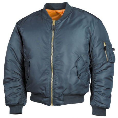 Bombers MA1 bleu pétrol