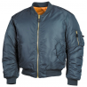 Bombers MA1 bleu pétrol