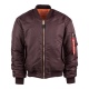 Bombers MA1 bordeaux