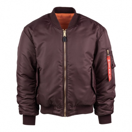 Bombers MA1 bordeaux