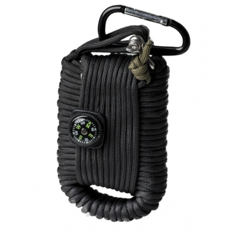 Paracorde de survie noir