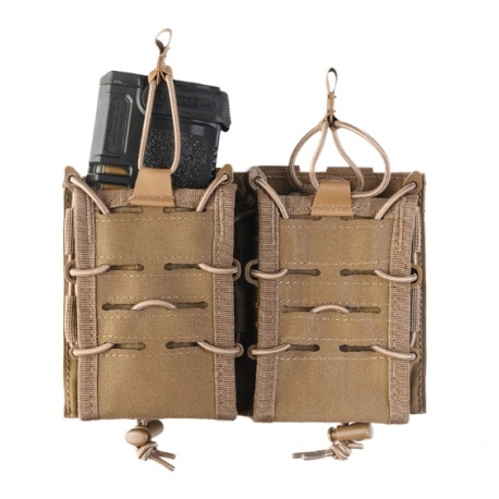 Porte chargeur double open top flex coyote